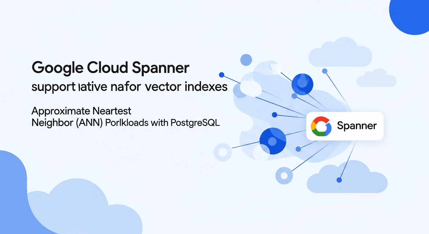 Spanner Gets Smarter with Vector Indexes and ANN for PostgreSQL